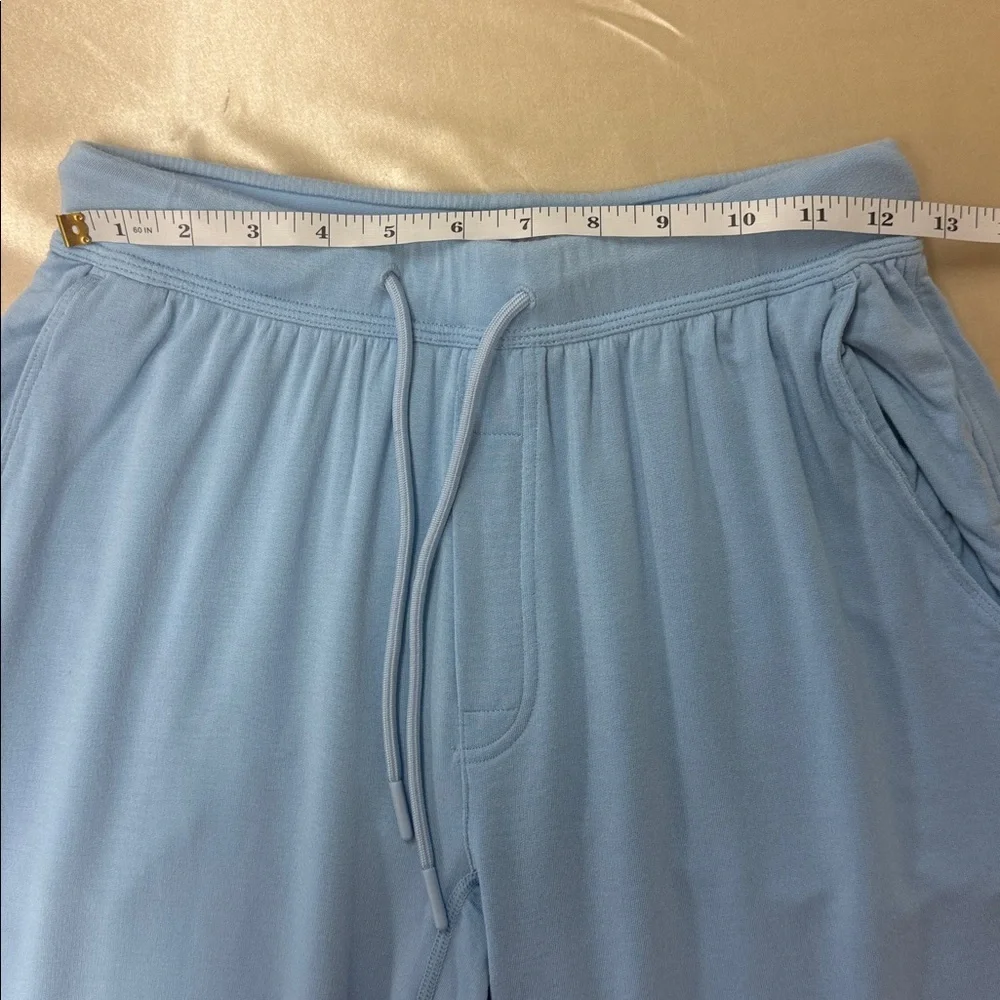 Jambys Glacier Blue Long Jambys Lightweight Knit Jogger Casual Sleep Pants XS - Picture 5 of 7
